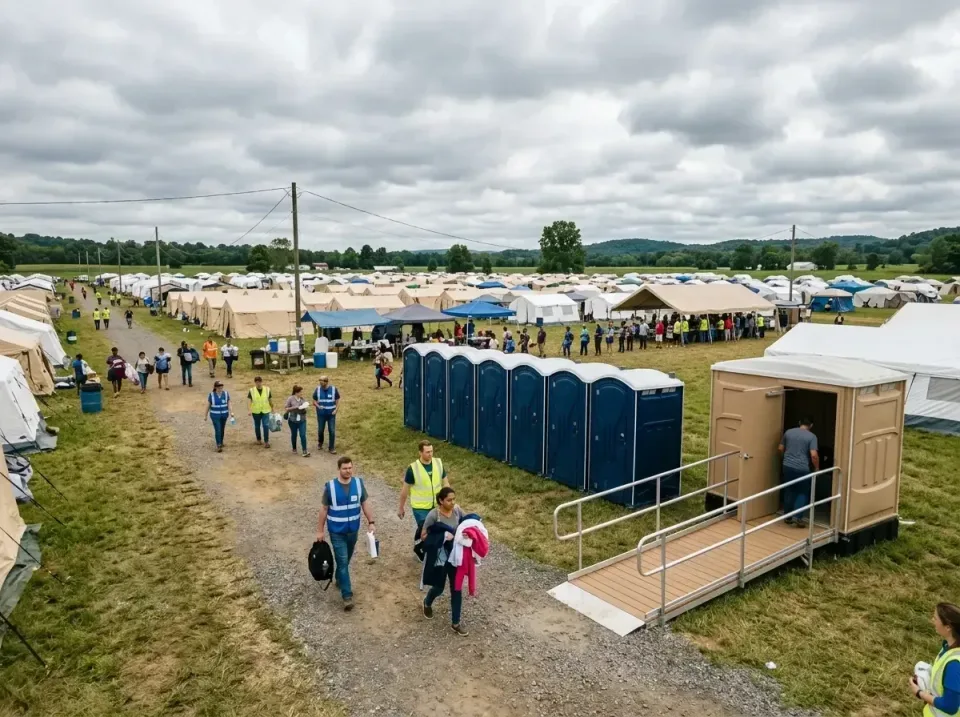 disaster-relief-camp-restrooms-010 — frequently asked questions, Dumpster & Portable Bathrooms Rental in Centerville, OH